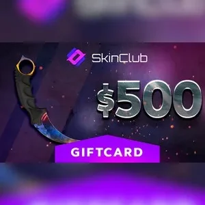 Skin Club Gift Card 500 USD – Key – GLOBAL