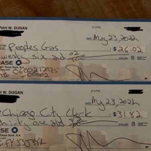 CHASE BANK DEPOSIT CHECK | $2000 – $5000