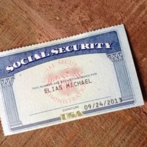 Social Security Number – (SSN)