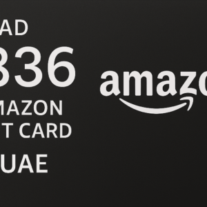 please make the picture with flowing words ''UAD 1836 Amazon Gift Card – UAE''